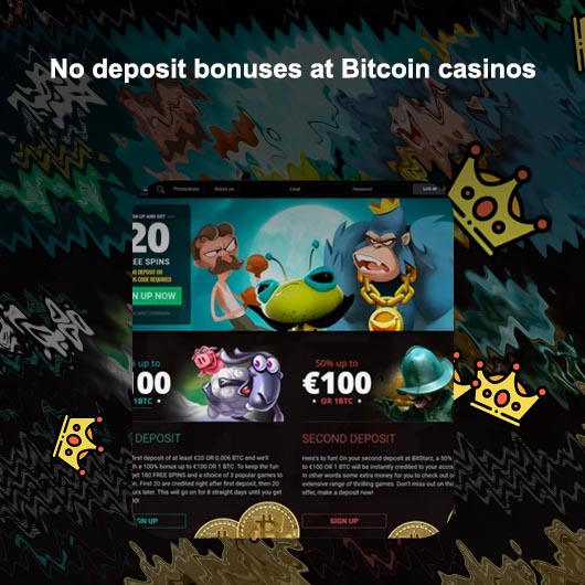 Bitcoin casino no deposit bonus one
