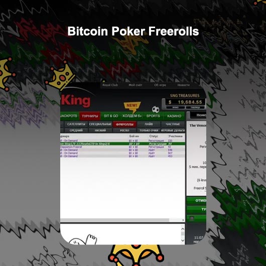 Bitcoin poker free roll tournaments